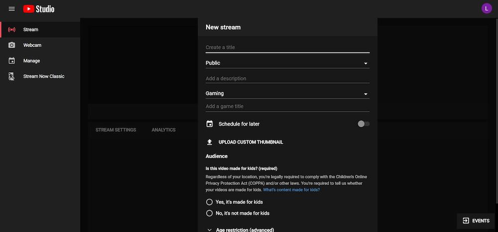 How to Streaming to Youtube Via Rtmp(EH901&ES901) How to Streaming to Youtube Via Rtmp(EH901&ES901)