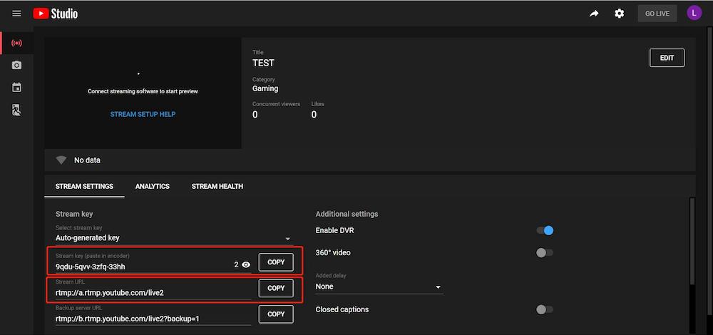 How to Streaming to Youtube Via Rtmp(EH901&ES901) How to Streaming to Youtube Via Rtmp(EH901&ES901)